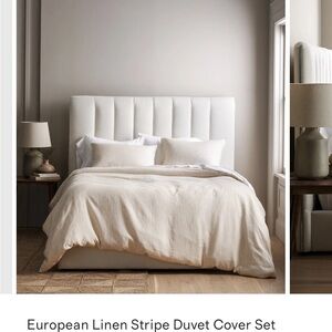 Quince European linen duvet cover